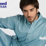 Latest-Pakistani-Dresses-For-Men-2015-Gul-Ahmed-Green-Dress