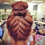 French  Braided Bun Hair style