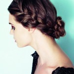 French Braided Bun Hair style