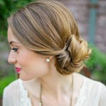 Low Side Bun Hairstyle for cute looks