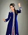 Long flarey kameez with chooridaar pyjama – Latest Pakistani fashion trends