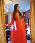 Long flarey kameez with chooridaar pyjama –  Pakistani fashion trends