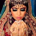 tradational arabic bride – eastern bridal makeup tip – western bridal makeup tip