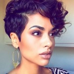 short haircut style for black women