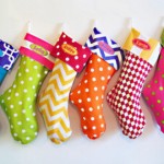 Monogrammed stockings for kids  9