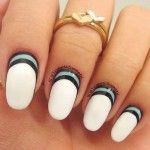 Over The Moon Lunular Style Nail Art crescent-moon-nails-7