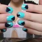 Trendy Triangles nail art design maxresdefault (2)