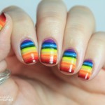 Visual Stripes Achieve best nail art