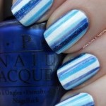 Visual Stripes a colorful nail art design012