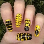 learn how to apply Great Angles Old Fashioned Nail Art