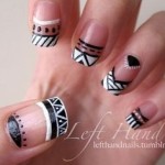 learn how to apply Great Angles Old Fashioned Nail Art