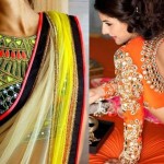 Sari Draping Styles for slim looks