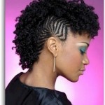 braided mohawk with kinky curly hair | black hairstyles  regarding afro mohawk hairstyles afro mohawk hairstyles With regard to    beauty