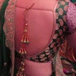 Deep back neck blouse designs for your saree