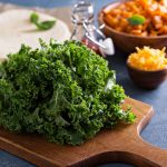 green-kale-cutting-board